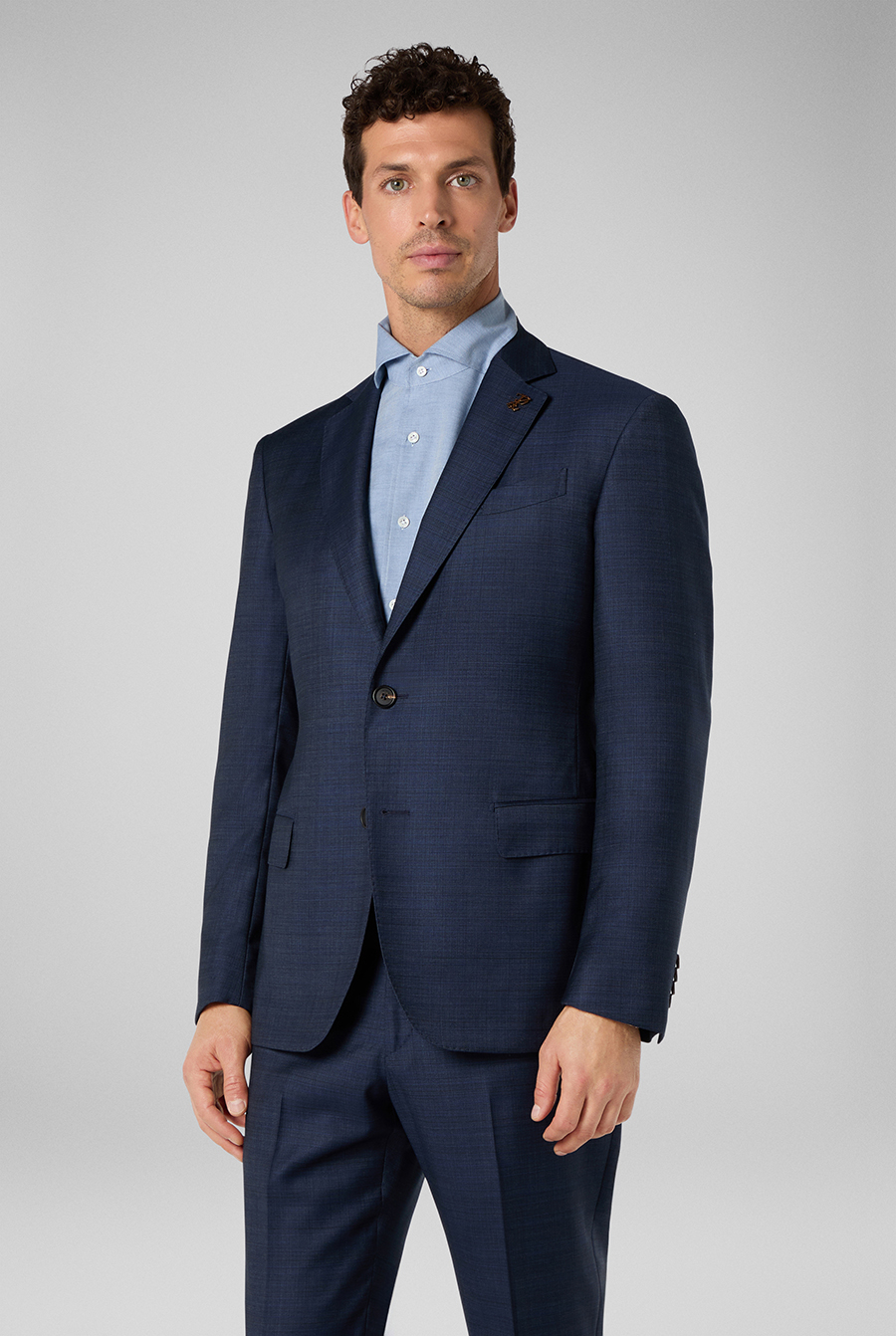 Vicenza suit in wool and stretch viscose LIGHT BLUE Pal Zileri