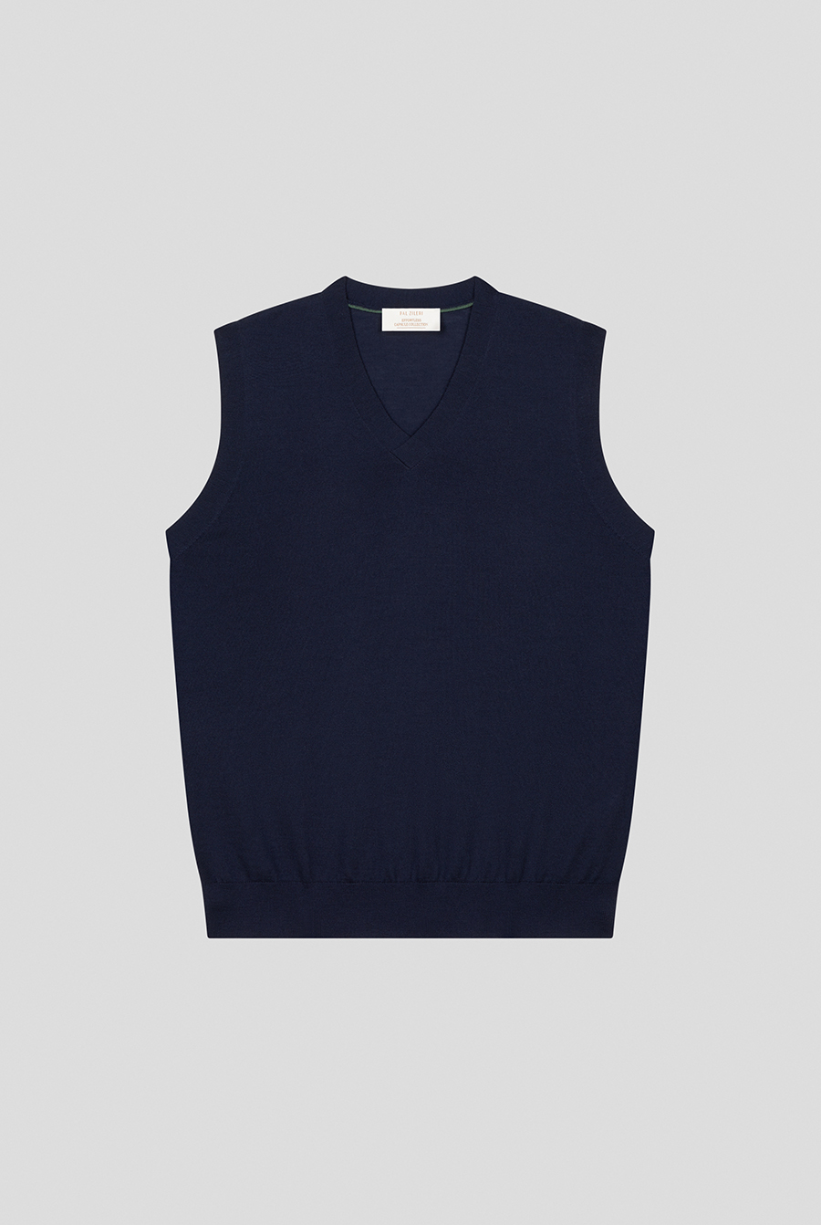V-vest in light wool BLUE NAVY Pal Zileri | Shop Online