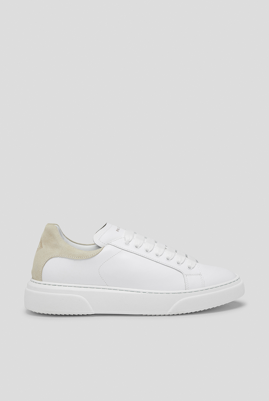 Sneakers in leather and suede with thick sole WHITE Pal Zileri | Shop ...