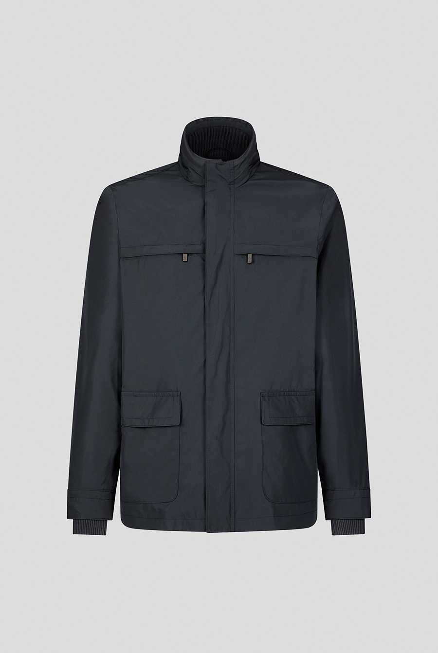 Oyster Field Jacket in ultra light nylon DARK GREY Pal Zileri | Shop 