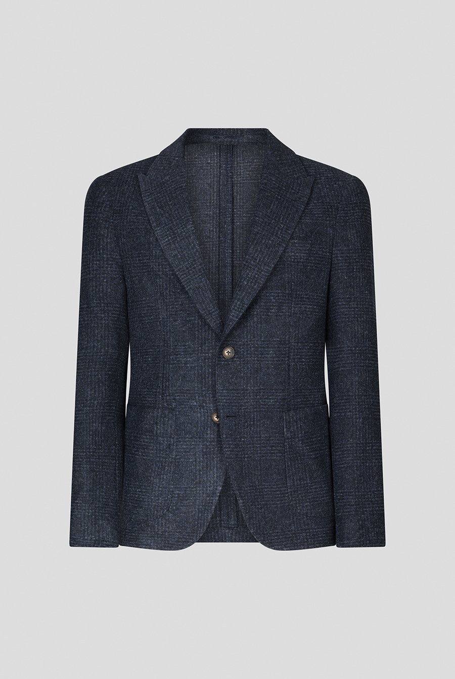 Jacket in technical wool with micro pattern BLUE NAVY Pal Zileri | Shop ...