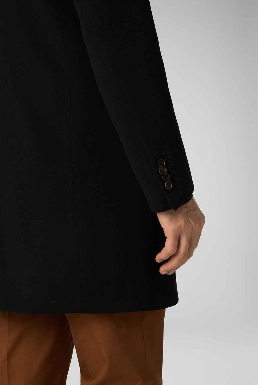 Wool and cashmere coat BLACK Pal Zileri | Shop Online