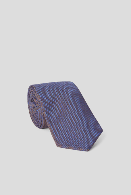 Jacquard tie in wool and silk - sale-accessories | Pal Zileri shop online