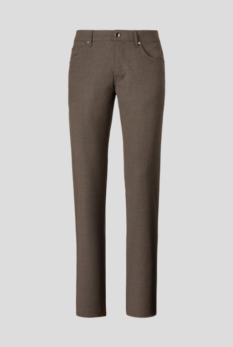 5 pockets trousers in stretch wool - Formal trousers | Pal Zileri shop online