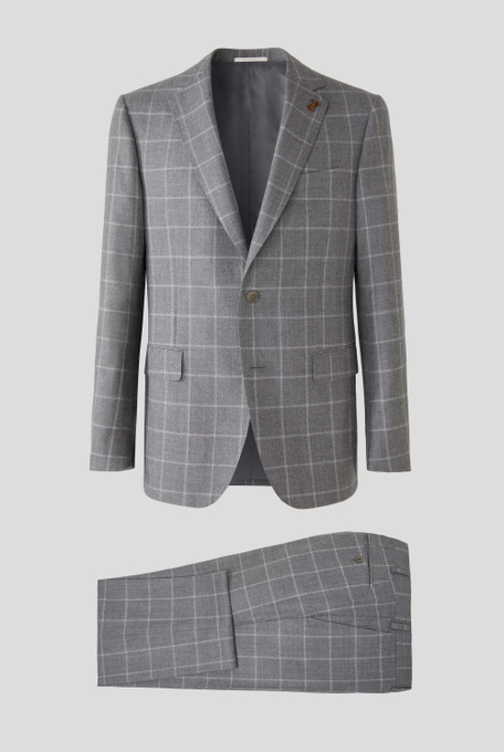 Vicenza 2 pieces suit in wool and cashmere with check motif - sale - second selection | Pal Zileri shop online
