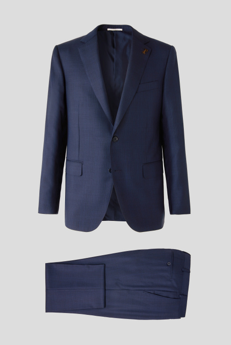 Vicenza 2 pieces suit in wool with micro chck motif - Mid Season Sale | Pal Zileri shop online