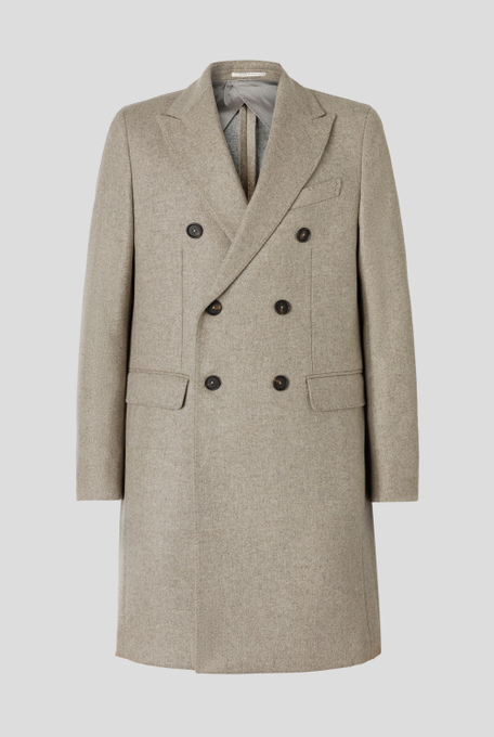 Double breasted coat in wool and cashmere - Outerwear | Pal Zileri shop online