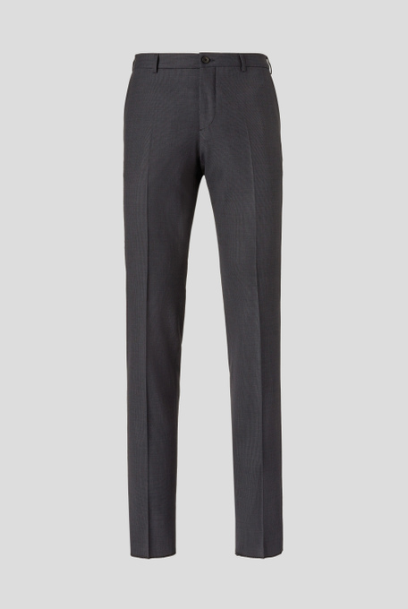 Flat front stretch wool trousers - Formal trousers | Pal Zileri shop online