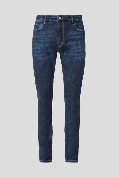 5 pockets straigt leg denim with washed effect - Casual trousers | Pal Zileri shop online