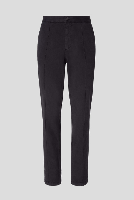 Drawstring pied de poule chino trousers - Formal trousers | Pal Zileri shop online