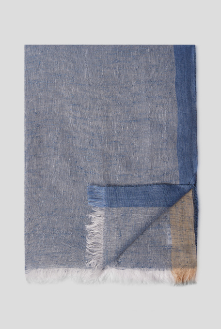 Scarf in linen and silk - Scarves | Pal Zileri shop online