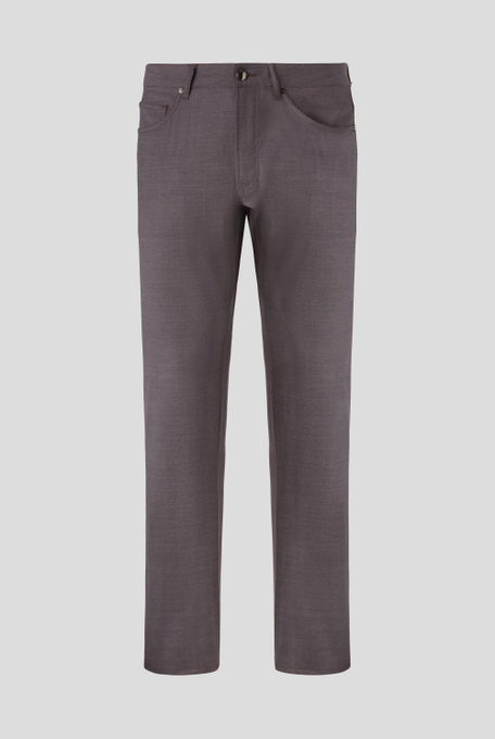 5 pockets trousers in stretch wool - Casual trousers | Pal Zileri shop online