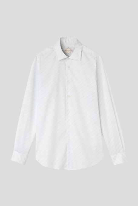 Camicia in cotone stretch con stampa esclusiva - Nuovi arrivi | Pal Zileri shop online