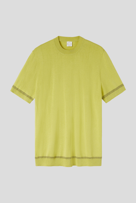 T-shirt in maglia di seta e cotone - Top | Pal Zileri shop online