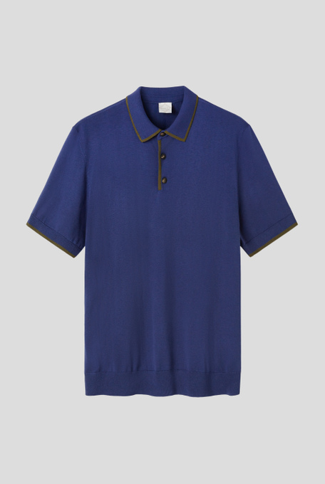 Knitted inlaid polo - T-Shirts and Polo | Pal Zileri shop online