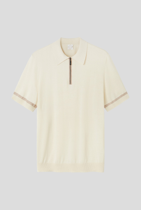 Knitted zipped polo - T-Shirts and Polo Shirts | Pal Zileri shop online