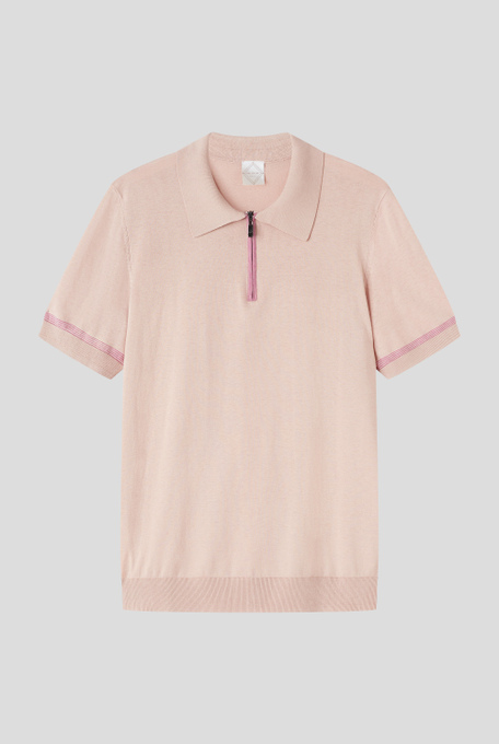 Knitted zipped polo - Clothing | Pal Zileri shop online