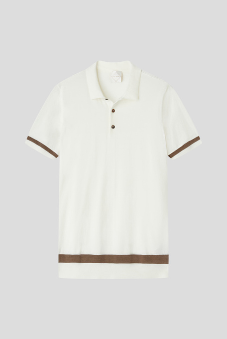 Knitted cotton polo with contrasting bands - The Urban Casual | Pal Zileri shop online
