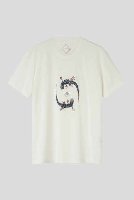Printed gecko t-shirt - T-shirts | Pal Zileri shop online