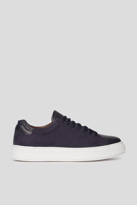 Leather and nabuk sneakers - Sneakers | Pal Zileri shop online