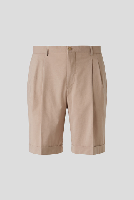 Cotton stretch bermuda - Formal trousers | Pal Zileri shop online