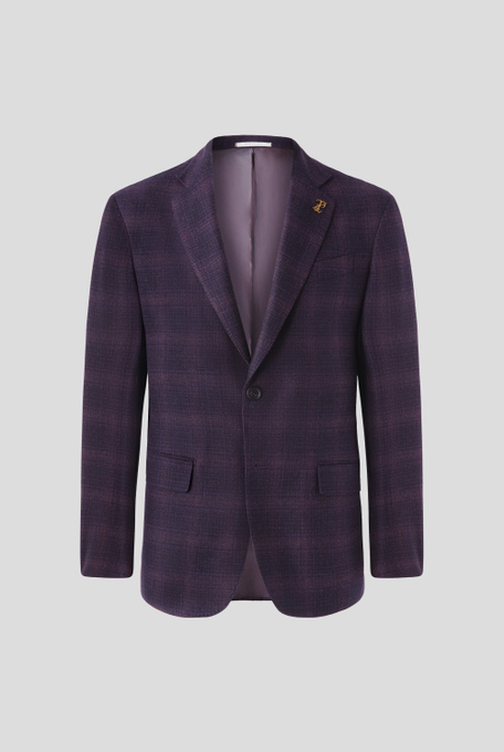 Tailored blazer in pure wool with Prince of Wales motif - Clothing | Pal Zileri shop online