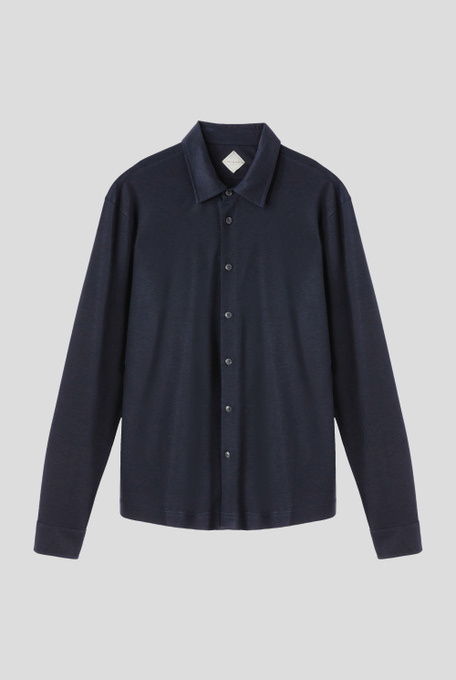 Jersey shirt in tencel and wool - Shirts | Pal Zileri shop online