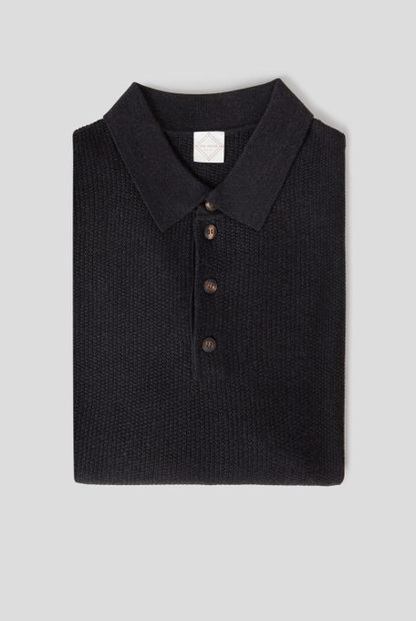 Long-sleeved polo in wool and silk - Polo | Pal Zileri shop online