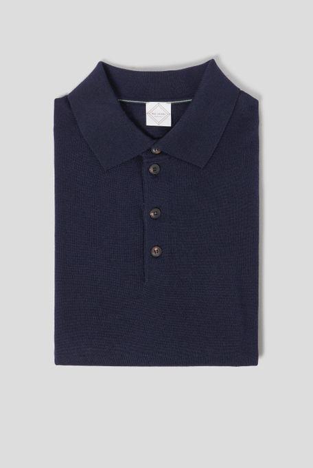 Long-sleeved polo in wool and silk - Top | Pal Zileri shop online