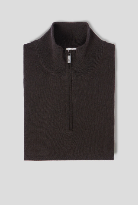 Zipped half-neck sweater - Sweaters | Pal Zileri shop online