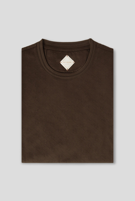 Tone on tone printed t-shirt - T-shirts | Pal Zileri shop online