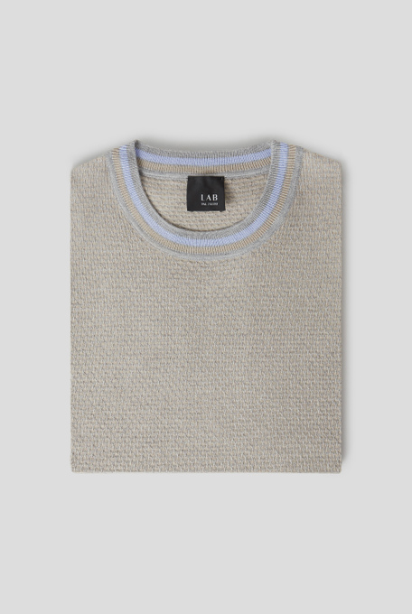 Crewneck in wool and cashmere - Knitwear | Pal Zileri shop online