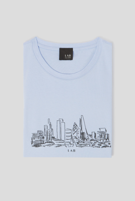 Skyline printed t-shirt - T-shirts | Pal Zileri shop online
