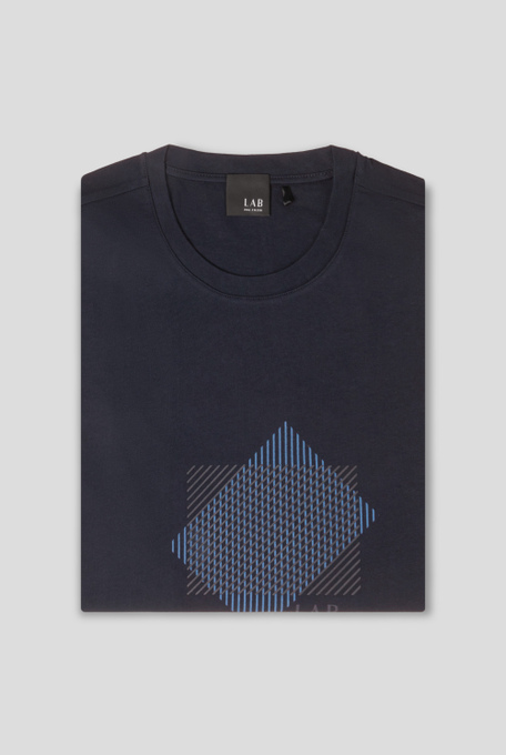 Geometrical printed t-shirt - T-shirts | Pal Zileri shop online