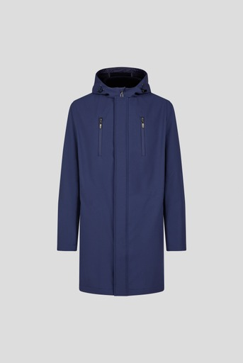 Softshell parka with blue hood - Casual Jackets | Pal Zileri shop online