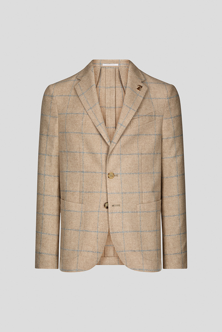 Brera jacket in pure wool with macro check motif | Pal Zileri shop online