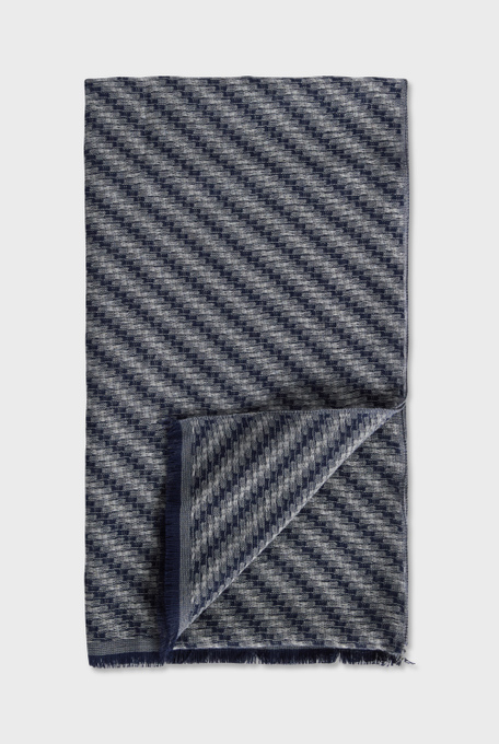 Woven scarf in cotton and linen | Pal Zileri shop online