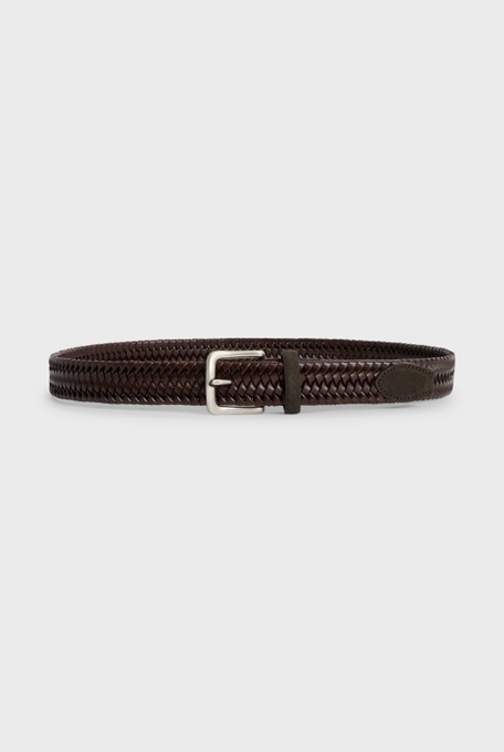 Braided belt in leather | Pal Zileri shop online