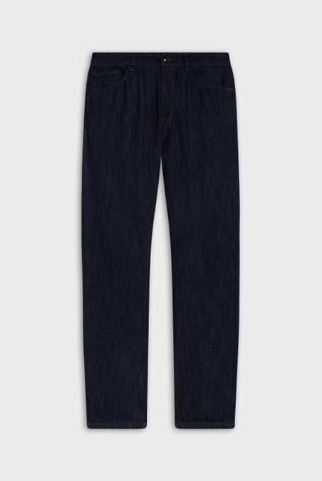 Denim rinse in cotton and silk - Trousers | Pal Zileri shop online