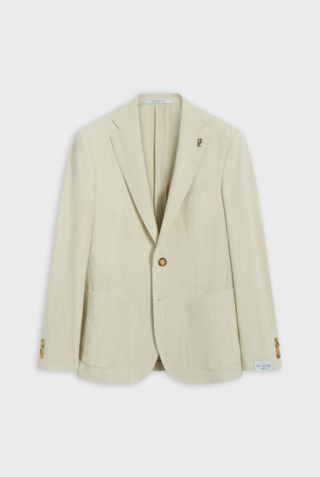Brera jacket in seersucker - FUNCTIONAL SIMPLICITY | Pal Zileri shop online