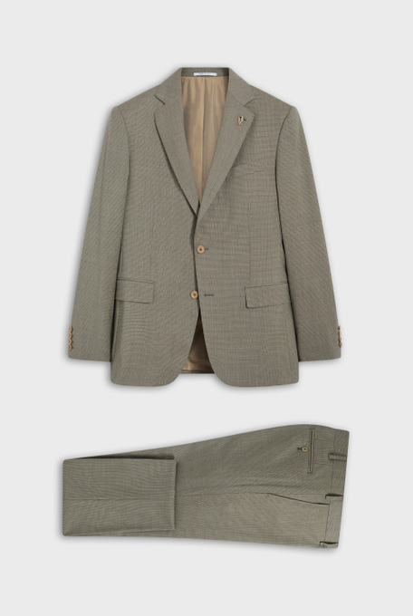Vicenza suit in stretch wool with micro pattern - FUNCTIONAL SIMPLICITY | Pal Zileri shop online