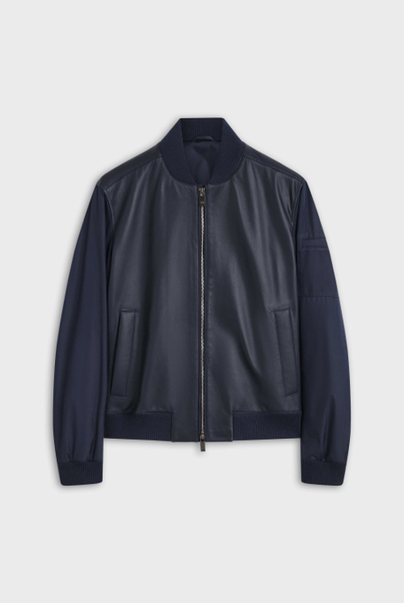 Bomber in pelle leggermente imbottito | Pal Zileri shop online