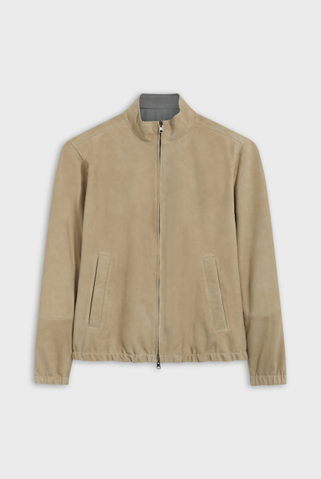 Reversible bomber in suede and technical fabric - QUIET ATTITUDE | Pal Zileri shop online