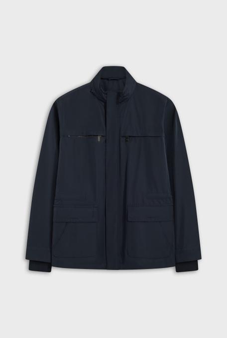 Field Jacket in technical fabric cotton effect - Craft attitude | Pal Zileri shop online