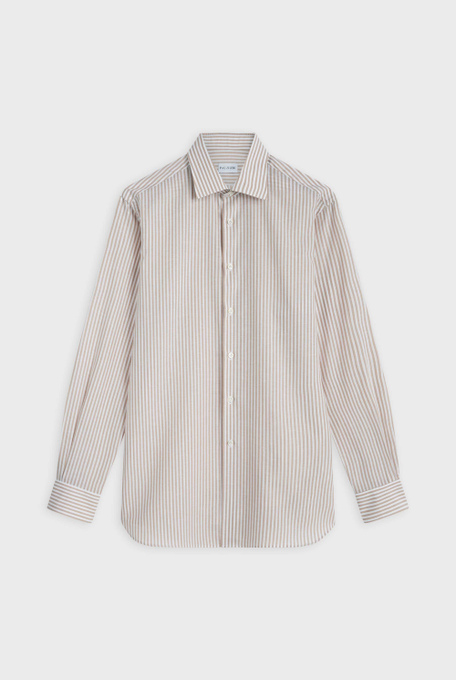 Striped shirt in pure cotton Milano collar | Pal Zileri shop online