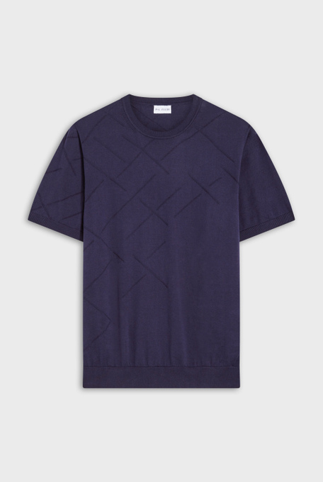 Crewneck in pure cotton - T-shirts | Pal Zileri shop online
