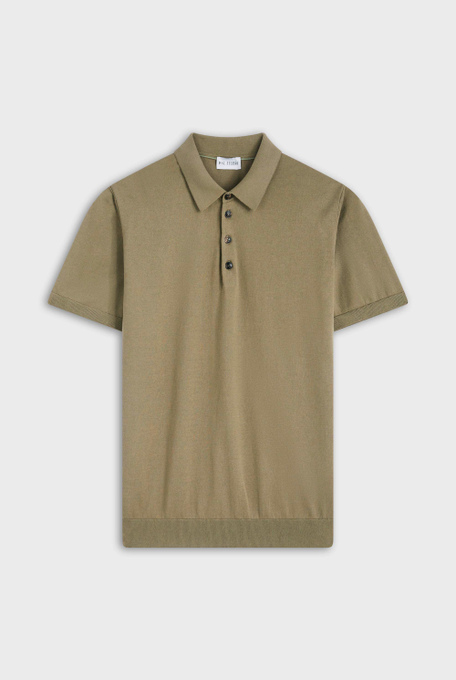 Knitted short sleeves polo in pure cotton | Pal Zileri shop online