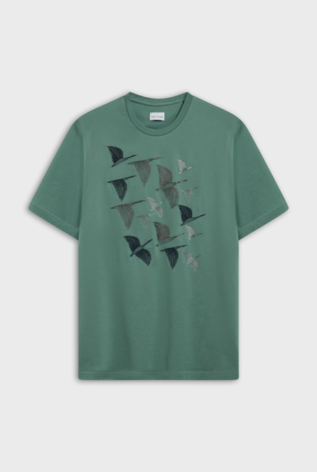 Printed cotton T-shirt - Craft attitude | Pal Zileri shop online