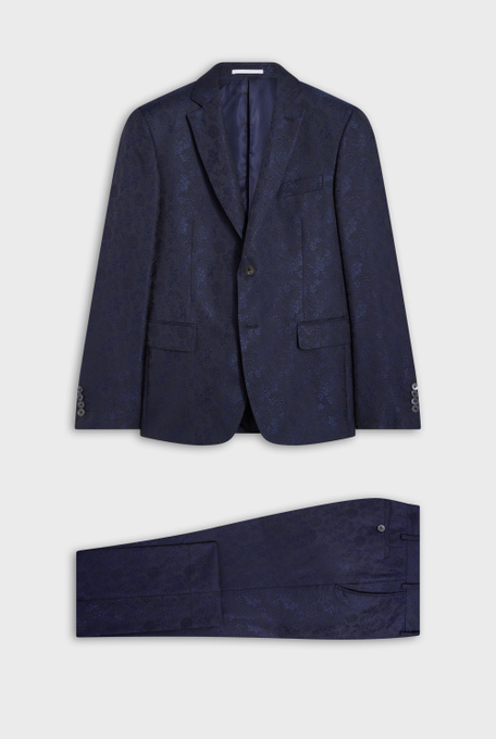 Suit with flowers jacquard motif | Pal Zileri shop online