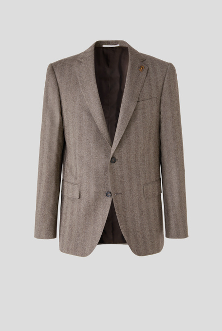 Brera blazer with herringbone motif - ARCHIVE SALE - Clothing | Pal Zileri shop online